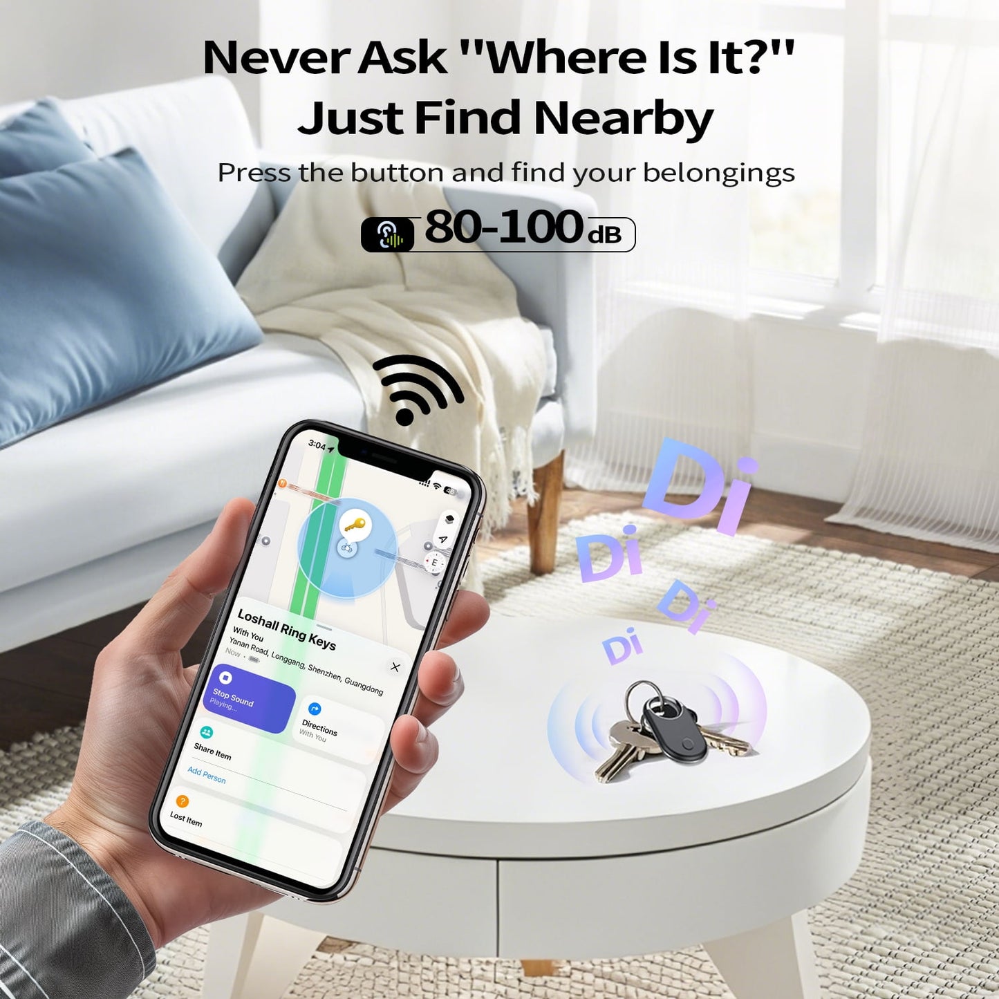 Loshall Air Tracker Tag With 1year Official warranty