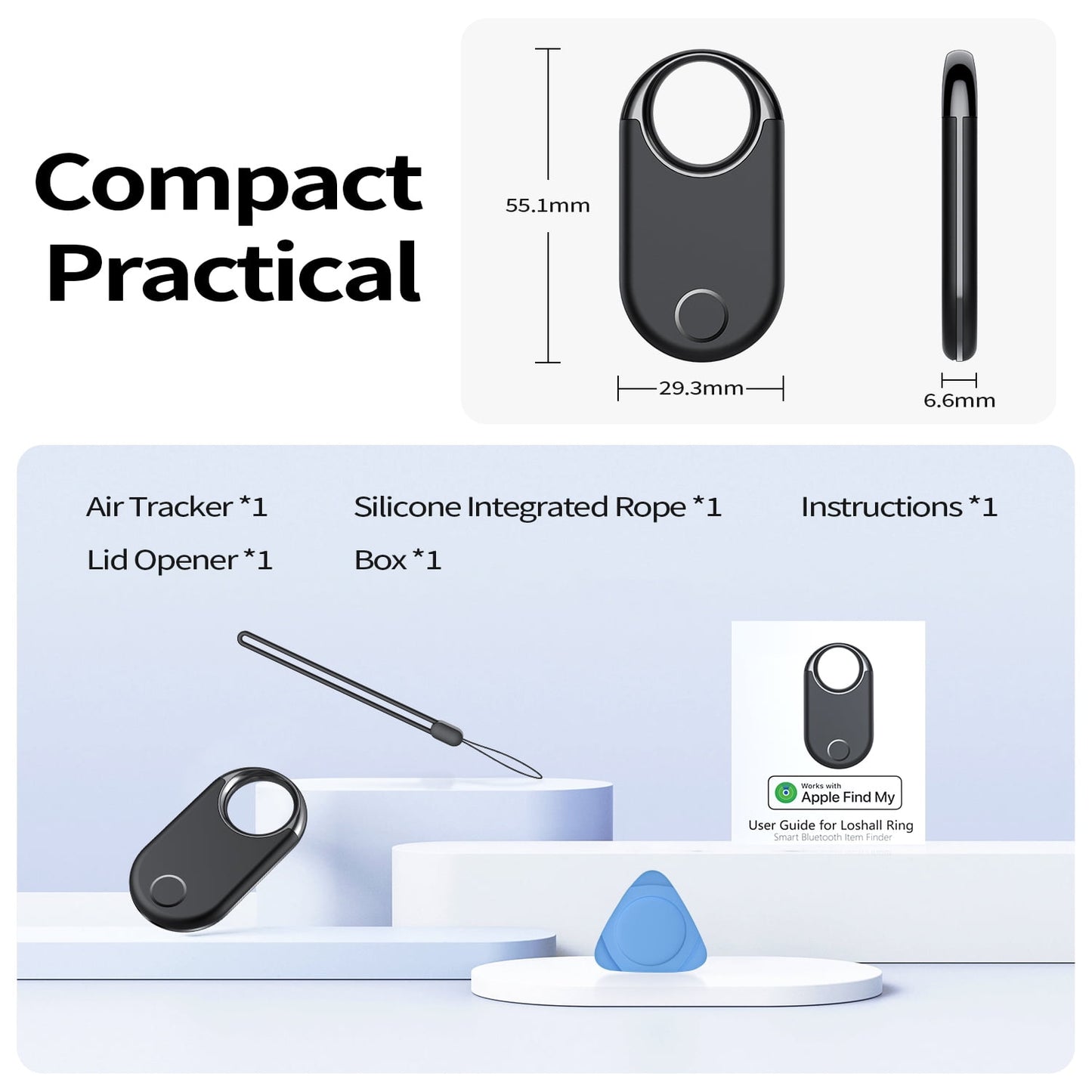 Loshall Air Tracker Tag With 1year Official warranty