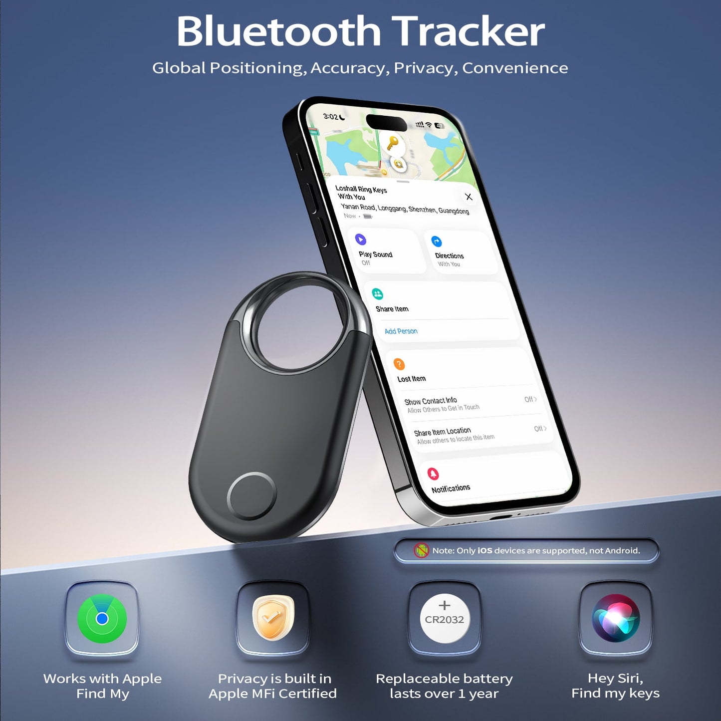 Loshall Air Tracker Tag With 1year Official warranty