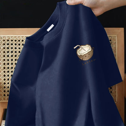 Pure cotton short-sleeved t-shirt