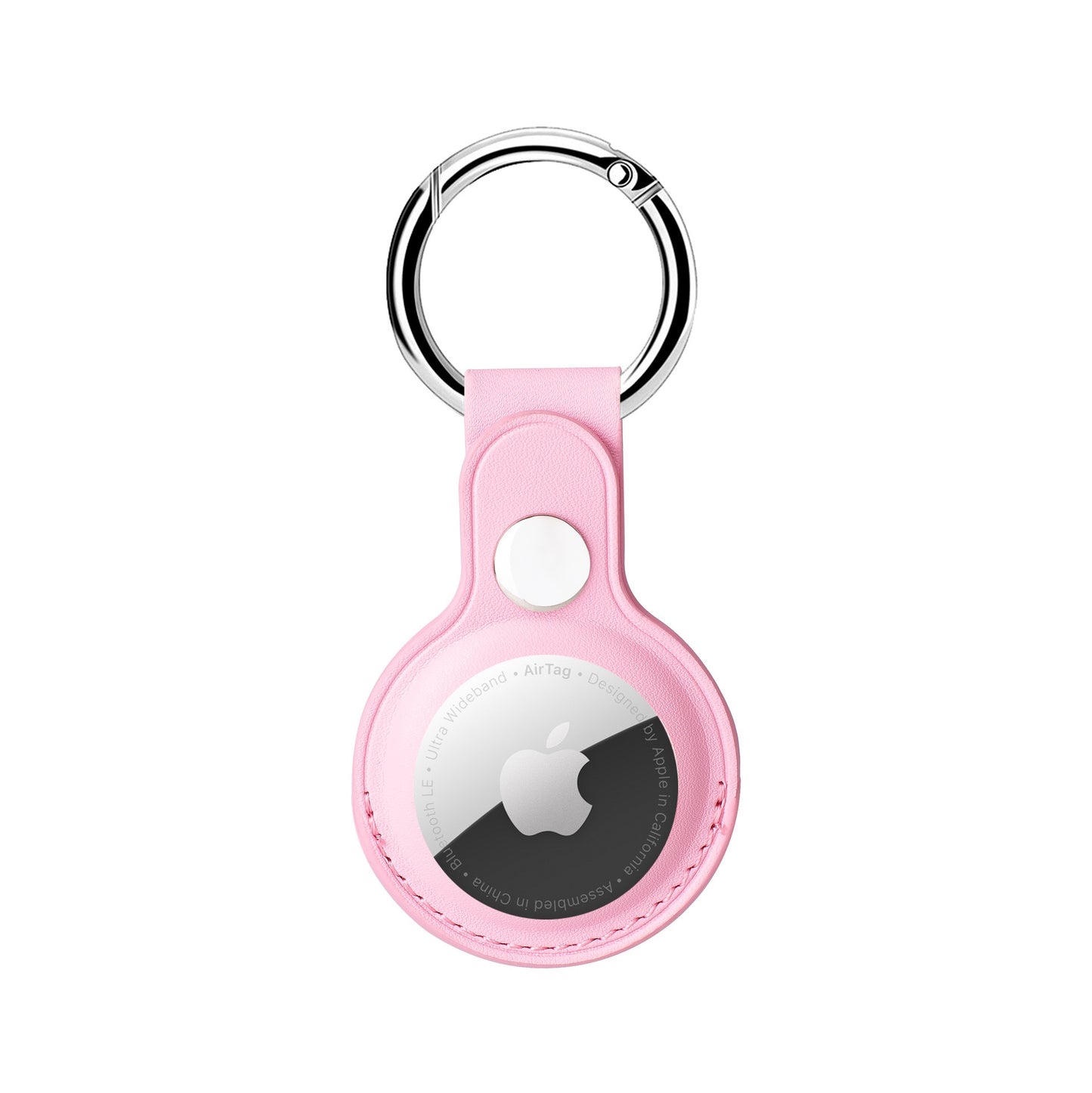Air Tag Holder Leather with Key Ring