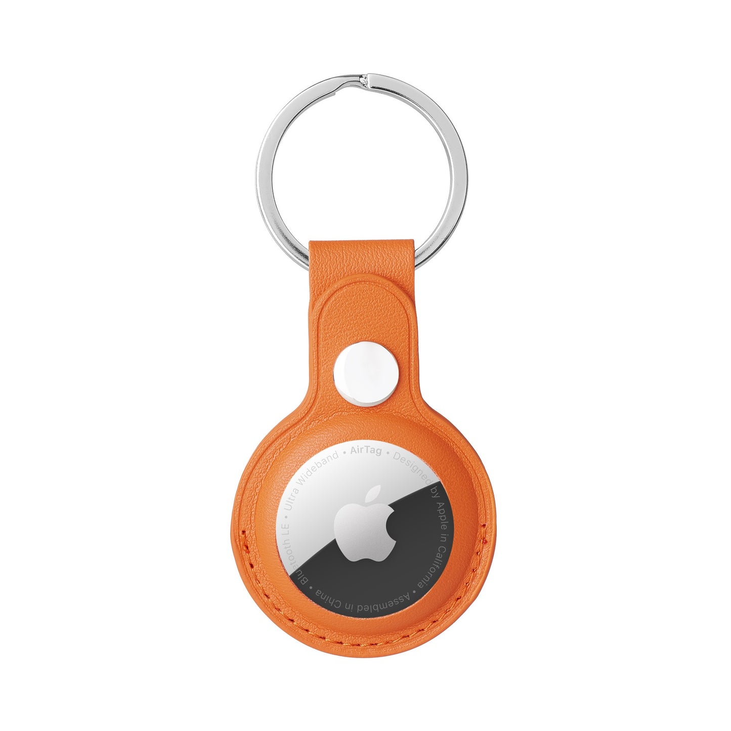 Air Tag Holder Leather with Key Ring